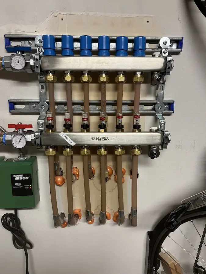 Plumber performing Leak Detection at a residential property in Suffolk